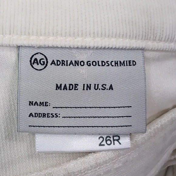 Adriano Goldschmied Moto Stevie ankle pants, mid-rise slim straight corduroy 26R - Picture 15 of 16